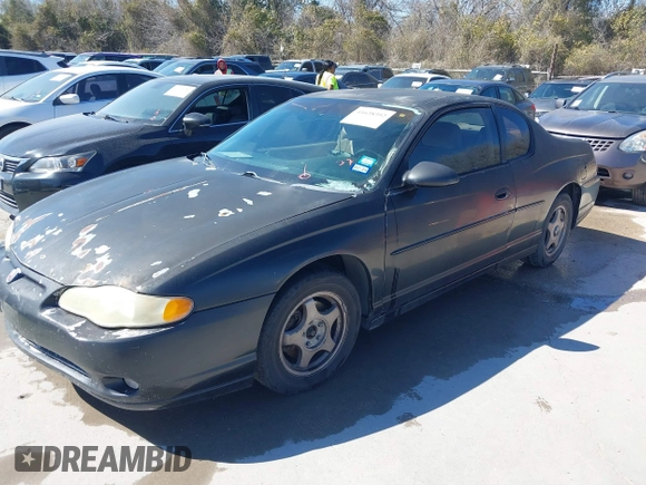 2003 Chevrolet Monte Carlo LS with VIN 2G1WW12E839431664, listed as a IAAI auction lot 41638392 with 143,771 mi miles. Bid and sale history available at carsss.com. Image 2.