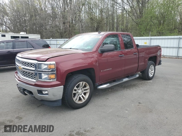 2014 Chevrolet Silverado 1500 LT with VIN 1GCVKREHXEZ392202, listed as a Copart auction lot 54003005 with 130,597 mi miles and Salvage Title. Bid and sale history available at DreamBid. Image 1.