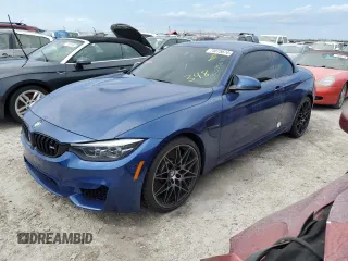 2020 BMW M4 with VIN WBS4Z9C0XL5N76184, listed as a Copart auction lot 75075674 with 16,485 mi miles and Salvage Title. Bid and sale history available at carsss.com. Image 1.