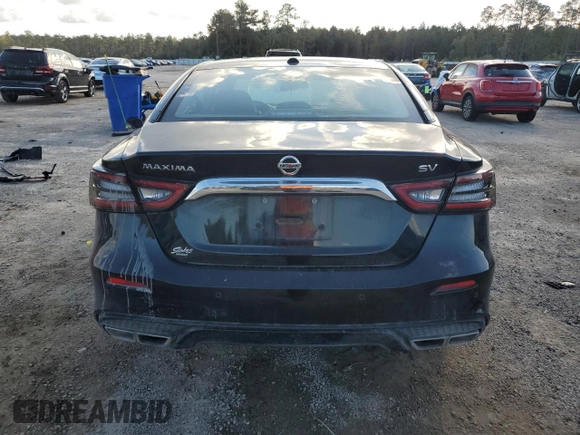 2021 Nissan Maxima SV with VIN 1N4AA6CV4MC507800, listed as a Copart auction lot 48749595 with 82,037 mi miles and Salvage Title. Bid and sale history available at DreamBid. Image 6.