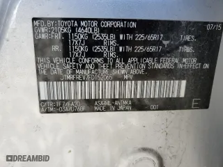 2015 Toyota RAV4 XLE with VIN JTMRFREV7FD152065, listed as a Copart auction lot 80750283 with 115,187 mi miles and Salvage Title. Bid and sale history available at carsss.com. Image 14.