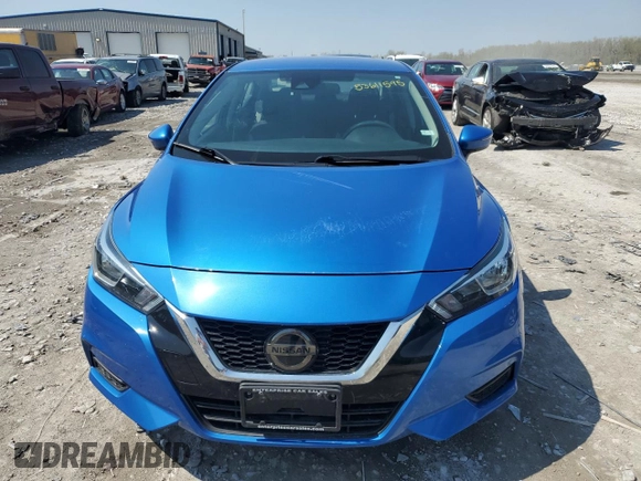 2021 Nissan Versa SV z VIN 3N1CN8EV2ML892619, wystawiony jako Copart lot #53611595 z przebiegiem 80 361 mil mil oraz Szkoda całkowita • Salvage title. Historia ofert i sprzedaży dostępna na DreamBid. Obrazek 5.
