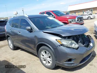 2015 Nissan Rogue SL with VIN 5N1AT2MV5FC926023, listed as a IAAI auction lot 41876812 with 120,736 mi miles and . Bid and sale history available at carsss.com. Image 13.