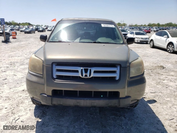 2007 Honda Pilot LX with VIN 5FNYF28107B035305, listed as a Copart auction lot 52303775 with 222,901 mi miles and Clean Title. Bid and sale history available at carsss.com. Image 5.