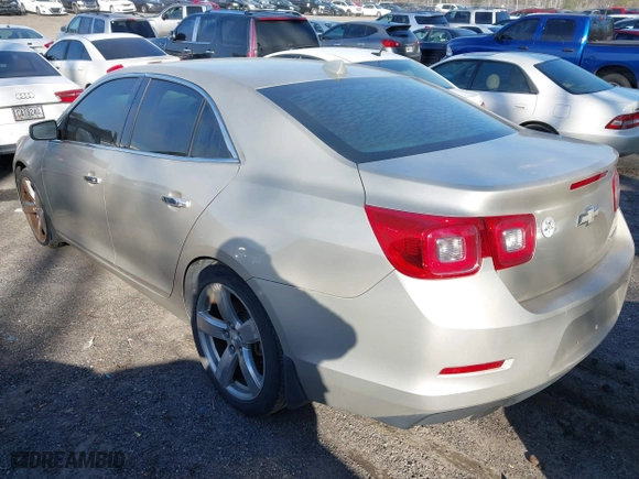 2013 Chevrolet Malibu LTZ with VIN 1G11J5SX0DF222834, listed as a IAAI auction lot 41628139 with 190,250 mi miles. Bid and sale history available at carsss.com. Image 3.