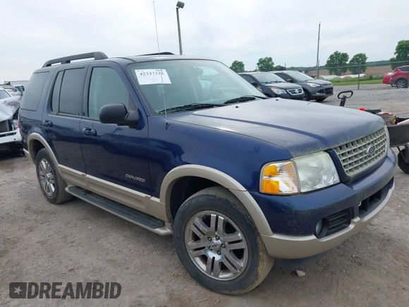2005 Ford Explorer Eddie Bauer z VIN 1FMDU74K85UB09943, wystawiony jako IAAI lot #42337325 z przebiegiem 252 668 mil mil oraz . Historia ofert i sprzedaży dostępna na DreamBid. Obrazek 1.