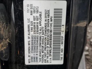 2014 Honda Odyssey Touring с VIN 5FNRL5H9XEB056180, выставлен на аукционе Copart как лот 47781575 с пробегом 142 707 миль миль и Списание • Salvage title. История ставок и продаж доступна на DreamBid. Изображение 15.