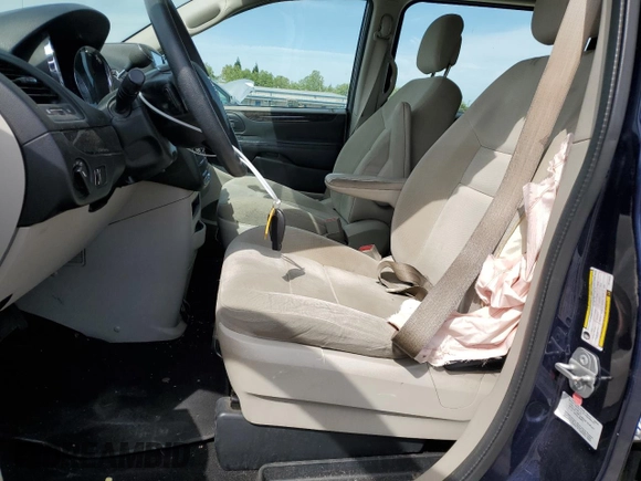 2016 Dodge Grand Caravan SE with VIN 2C4RDGBG9GR169691, listed as a Copart auction lot 53349105 with 93,479 mi miles and Salvage Title. Bid and sale history available at DreamBid. Image 7.
