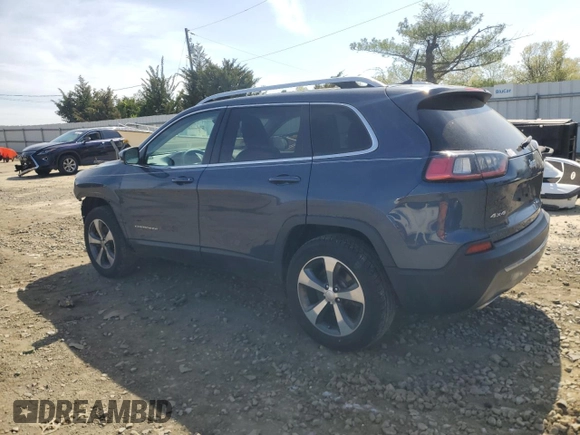 2019 Jeep Cherokee Limited with VIN 1C4PJMDXXKD426638, listed as a Copart auction lot 53851505 with 76,053 mi miles and Salvage Title. Bid and sale history available at carsss.com. Image 2.