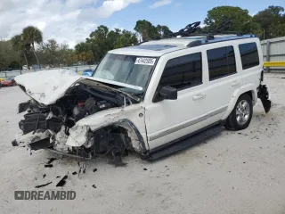 2008 Jeep Commander Limited with VIN 1J8HH58238C207290, listed as a Copart auction lot 47442505 with 258,339 mi miles and Salvage title. Bid and sale history available at DreamBid. Image 1.
