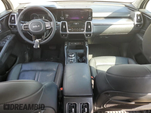 2023 Kia Sorento Hybrid EX with VIN KNDRHDLG9P5159421, listed as a Copart auction lot 75330694 with 42,158 mi miles and Salvage Title. Bid and sale history available at carsss.com. Image 8.