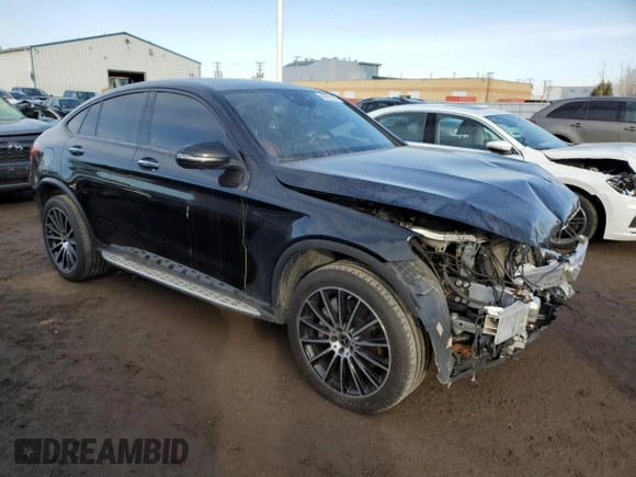 2021 Mercedes-Benz GLC with VIN W1N0J8EBXMF920851, listed as a Copart auction lot 46797725 with 88,523 mi miles and Salvage Title. Bid and sale history available at carsss.com. Image 4.