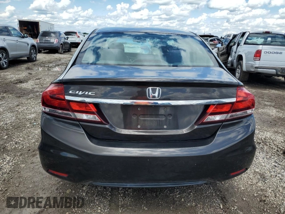 2013 Honda Civic LX z VIN 2HGFB2F56DH585866, wystawiony jako Copart lot #56435615 z przebiegiem 179 194 mil mil oraz Szkoda całkowita • Salvage title. Historia ofert i sprzedaży dostępna na DreamBid. Obrazek 6.