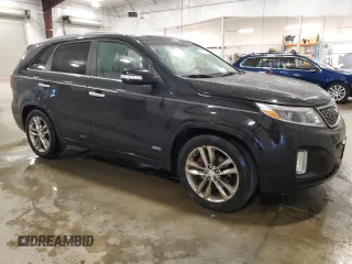 2014 Kia Sorento SX z VIN 5XYKWDA73EG444128, wystawiony jako Copart lot #58908875 z przebiegiem 189 141 mil mil oraz Czysty tytuł • Clean title. Historia ofert i sprzedaży dostępna na DreamBid. Obrazek 4.