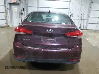 2017 Kia Forte LX with VIN 3KPFK4A76HE161009, listed as a Copart auction lot 45849035 with 164,338 mi miles and Salvage Title. Bid and sale history available at DreamBid. Image 6.