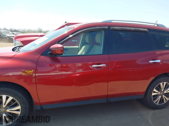 2017 Nissan Pathfinder SL with VIN 5N1DR2MM2HC639034, listed as a IAAI auction lot 42099685 with 90,935 mi miles. Bid and sale history available at carsss.com. Image 14.