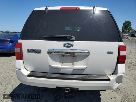 2010 Ford Expedition Max Limited with VIN 1FMJK2A51AEB72557, listed as a Copart auction lot 57664744 with 210,643 mi miles and Salvage title. Bid and sale history available at DreamBid. Image 6.