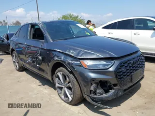 2024 Audi Q5 Sportback S line Premium Plus с VIN WA15AAFY3R2138424, выставлен на аукционе IAAI как лот 42184784 с пробегом 4 635 миль миль и . История ставок и продаж доступна на DreamBid. Изображение 1.