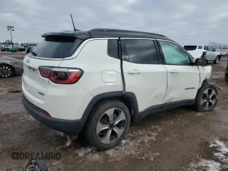 2019 Jeep Compass Latitude with VIN 3C4NJDBB2KT600968, listed as a Copart auction lot 85966874 with Not provided miles and Salvage title. Bid and sale history available at DreamBid. Image 3.