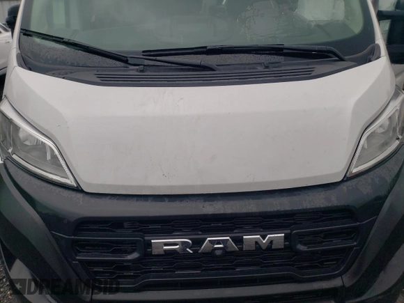 2023 Ram ProMaster Cargo with VIN 3C6MRVJG8PE532461, listed as a Copart auction lot 66780004 with 10,808 mi miles and Salvage Title. Bid and sale history available at DreamBid. Image 12.