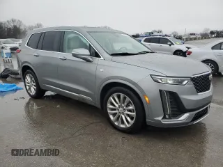 2024 Cadillac XT6 FWD Premium Luxury with VIN 1GYKPCRS5RZ702375, listed as a Copart auction lot 44265085 with 6,244 mi miles and Salvage Title. Bid and sale history available at carsss.com. Image 4.