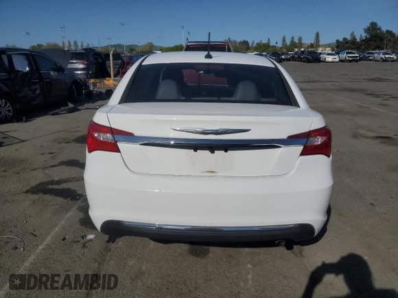 2013 Chrysler 200 LX with VIN 1C3CCBAB8DN686494, listed as a Copart auction lot 52388855 with 69,082 mi miles and Salvage Title. Bid and sale history available at carsss.com. Image 6.