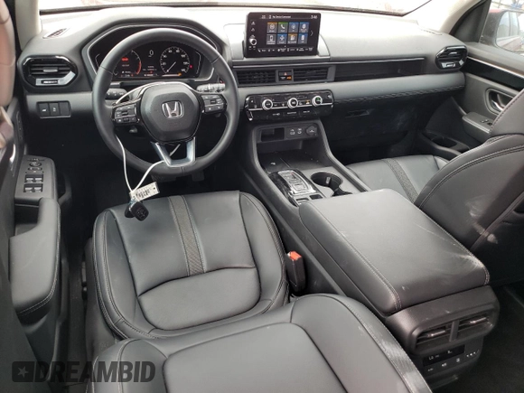 2023 Honda Pilot EX-L with VIN 5FNYG1H59PB020537, listed as a Copart auction lot 55279445 with 13,253 mi miles and Salvage title. Bid and sale history available at DreamBid. Image 8.