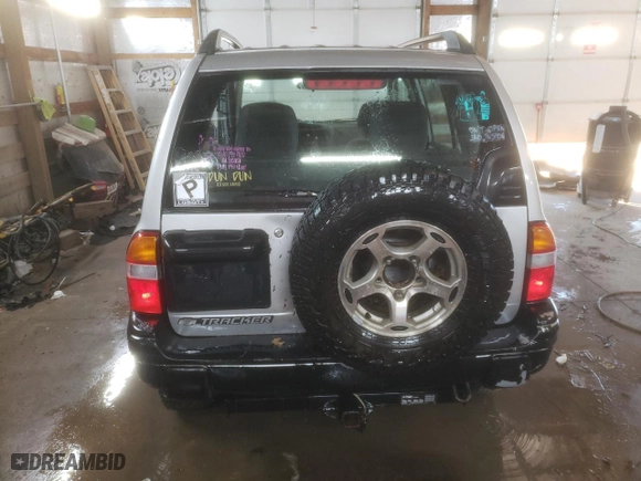 2001 Chevrolet Tracker LT with VIN 2CNBJ634616909629, listed as a Copart auction lot 79925394 with NaN miles and Salvage Title. Bid and sale history available at carsss.com. Image 6.