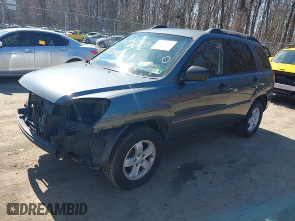 2009 Kia Sportage LX with VIN KNDJF723897635507, listed as a IAAI auction lot 41738092 with 159,850 mi miles. Bid and sale history available at carsss.com. Image 18.