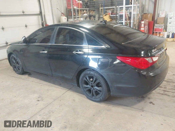 2011 Hyundai Sonata SE with VIN 5NPEC4AC9BH045845, listed as a IAAI auction lot 41581356 with 214,158 mi miles. Bid and sale history available at carsss.com. Image 3.