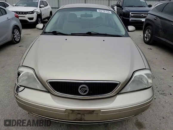 2001 Mercury Sable LS Premium with VIN 1MEFM55S61G639738, listed as a Copart auction lot 85276154 with 137,887 mi miles and Salvage Title. Bid and sale history available at DreamBid. Image 11.