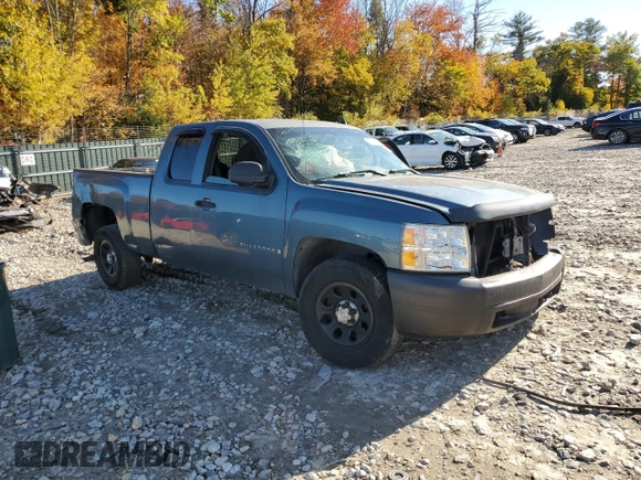 2007 Chevrolet Silverado 1500 Work Truck with VIN 2GCEK19JX71605384, listed as a Copart auction lot 76998034 with 0 mi miles and Salvage Title. Bid and sale history available at carsss.com. Image 4.