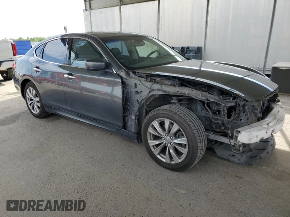 2012 Infiniti M37 with VIN JN1BY1AP4CM332526, listed as a Copart auction lot 53115355 with 90,558 mi miles and Salvage Title. Bid and sale history available at carsss.com. Image 4.