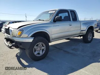 2001 Toyota Tacoma PreRunner with VIN 5TESN92N21Z819424, listed as a Copart auction lot 46017695 with 168,531 mi miles and Salvage title. Bid and sale history available at DreamBid. Image 1.