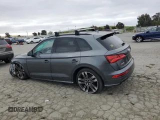 2020 Audi SQ5 Premium Plus with VIN WA1B4AFY0L2068513, listed as a Copart auction lot 54451455 with 37,871 mi miles and Salvage Title. Bid and sale history available at DreamBid. Image 2.