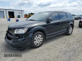 2015 Dodge Journey SE z VIN 3C4PDCAB2FT547481, wystawiony jako Copart lot #55651455 z przebiegiem 119 188 mil mil oraz Szkoda całkowita • Salvage title. Historia ofert i sprzedaży dostępna na DreamBid. Obrazek 1.