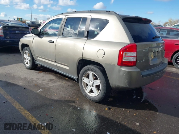2007 Jeep Compass Sport with VIN 1J8FF47W37D325148, listed as a IAAI auction lot 40962150 with 198,345 mi miles. Bid and sale history available at carsss.com. Image 3.