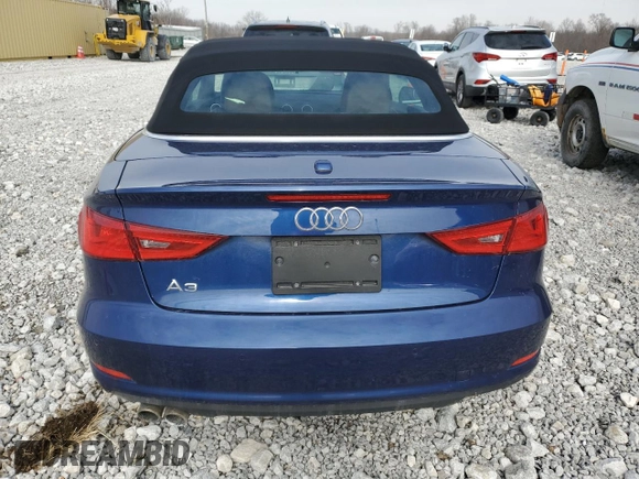2015 Audi A3 1.8T Premium with VIN WAU6CLFF5F1128880, listed as a Copart auction lot 43601195 with 40,964 mi miles and Salvage Title. Bid and sale history available at carsss.com. Image 6.