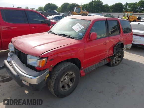 2000 Toyota 4Runner SR5 with VIN JT3GN86R4Y0165201, listed as a IAAI auction lot 42023494 with 153,517 mi miles and . Bid and sale history available at DreamBid. Image 2.