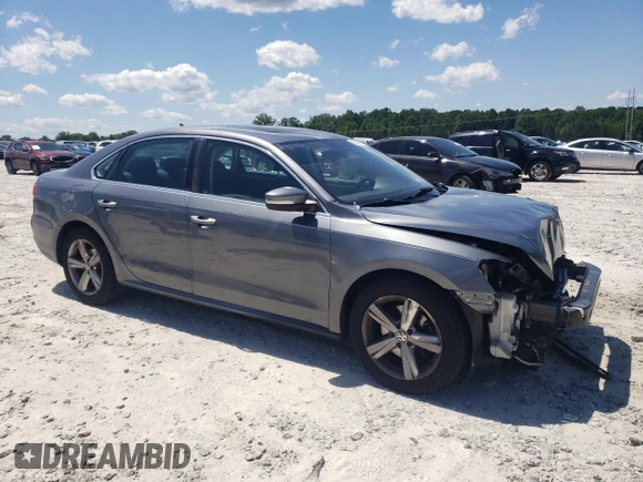 2013 Volkswagen Passat SE with VIN 1VWBP7A33DC093815, listed as a Copart auction lot 58043715 with 120,893 mi miles and Salvage title. Bid and sale history available at DreamBid. Image 4.
