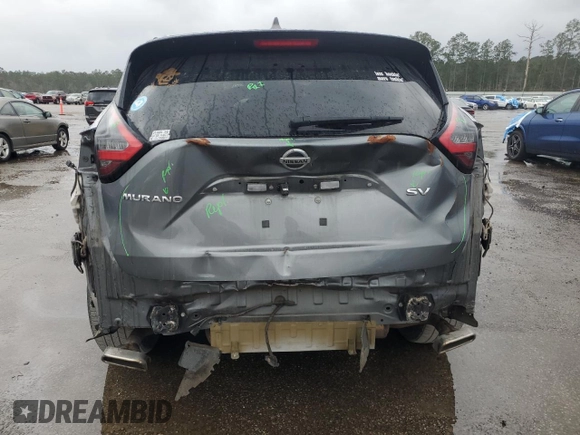 2020 Nissan Murano SV z VIN 5N1AZ2BJ5LN106264, wystawiony jako Copart lot #47719855 z przebiegiem 98 339 mil mil oraz Szkoda całkowita • Salvage title. Historia ofert i sprzedaży dostępna na DreamBid. Obrazek 6.