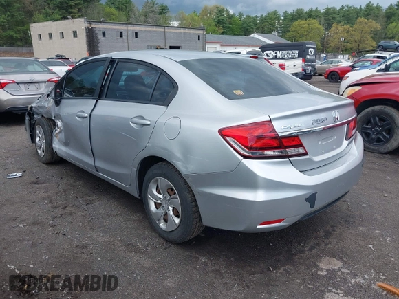 2015 Honda Civic LX z VIN 19XFB2F58FE276140, wystawiony jako IAAI lot #42150457 z przebiegiem 97 434 mil mil oraz . Historia ofert i sprzedaży dostępna na DreamBid. Obrazek 3.