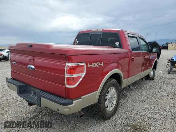 2009 Ford F-150 XL with VIN 1FTPW14V59KC74112, listed as a Copart auction lot 63121455 with 171,637 mi miles and Salvage title. Bid and sale history available at DreamBid. Image 3.