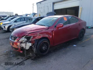 2007 Lexus IS 250 with VIN JTHCK262772019556, listed as a Copart auction lot 73973984 with 0 mi miles and Salvage Title. Bid and sale history available at carsss.com. Image 1.