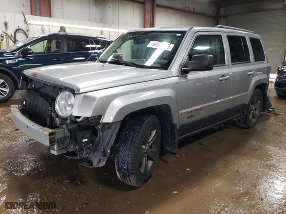 2016 Jeep Patriot Sport with VIN 1C4NJPBB3GD711088, listed as a Copart auction lot 49688745 with 100,461 mi miles and Salvage Title. Bid and sale history available at carsss.com. Image 1.