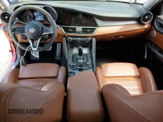2018 Alfa Romeo Giulia Ti Sport with VIN ZARFAECN7J7589588, listed as a Copart auction lot 48062563 with 65,303 mi miles. Bid and sale history available at carsss.com. Image 8.
