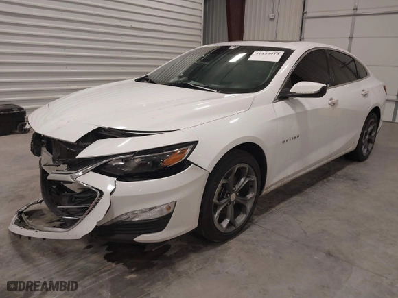 2021 Chevrolet Malibu LT with VIN 1G1ZD5ST3MF025017, listed as a IAAI auction lot 41443919 with 87,726 mi miles. Bid and sale history available at carsss.com. Image 2.