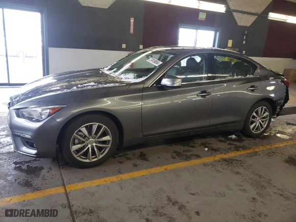 2021 Infiniti Q50 3.0t PURE with VIN JN1EV7AR7MM754298, listed as a Copart auction lot 37419854 with NaN miles. Bid and sale history available at carsss.com. Image 1.