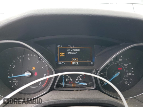 2017 Ford Focus SE with VIN 1FADP3F29HL304340, listed as a Copart auction lot 51268205 with 117,076 mi miles and Salvage Title. Bid and sale history available at carsss.com. Image 9.