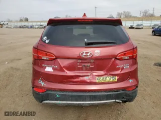 2013 Hyundai Santa Fe 2.0T Sport with VIN 5XYZUDLA0DG035077, listed as a Copart auction lot 45754335 with 124,952 mi miles and Salvage Title. Bid and sale history available at carsss.com. Image 6.